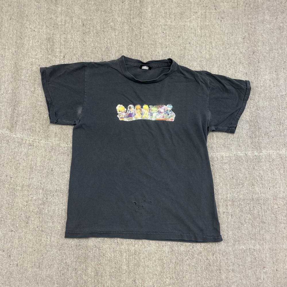 Vintage Rainbow‎ Brite Graphic T Shirt Women XL Black 1980s Hallmark